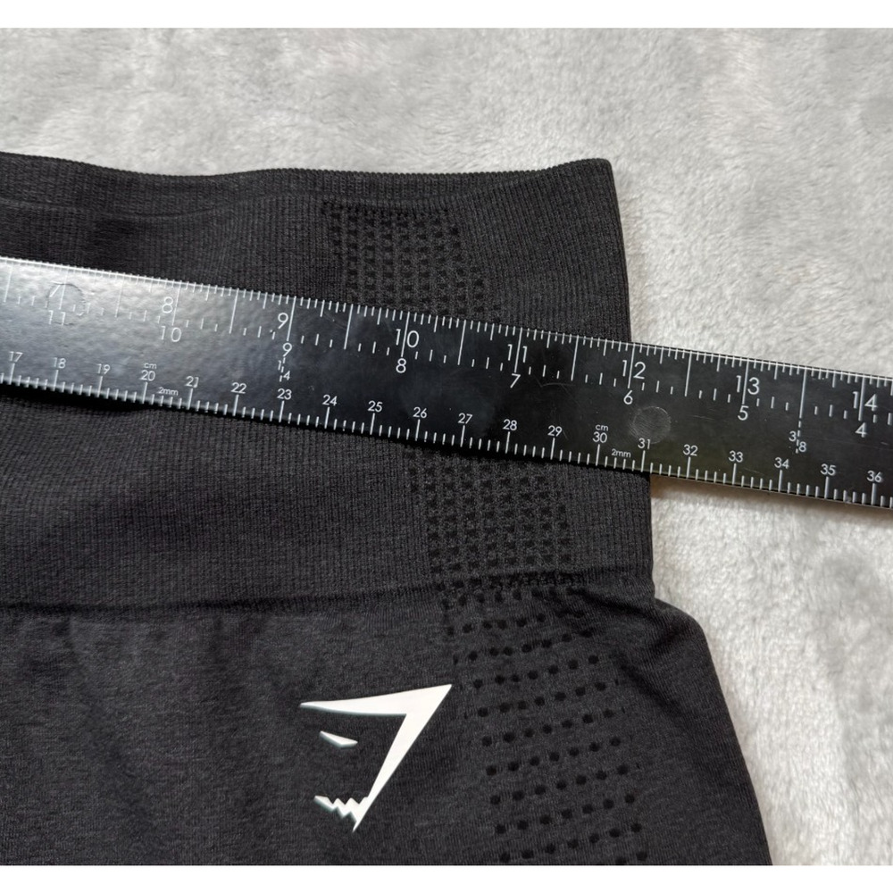Gymshark Women's Vital Seamless 2.0 Leggings in Black Marl Size Small/Med - Picture 4 of 6